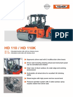 HD 110 / HD 110K: - Articulated Tandem Roller With Two Vibratory Drums - Articulated Combi Roller With Vibratory Drum