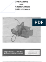 WheelHorse 42 in Snow Thrower Manual 06-42ST04