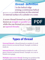 Screw Thread Measurement