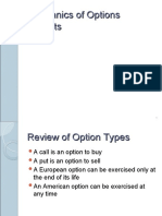 Mechanics of Options Markets