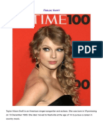 Margherita On Taylor Swift