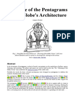 The Role of The Pentagrams in The Globe's Architecture