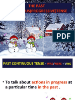 The Past Continuous (Progressive) Tense