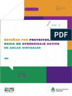 Enseñar Por Proyectos, Hacia Un Aprendizaje Activo en Aulas Virtuales - Texto Descargable