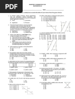 QUARTER 3 Summative Test (Math8)