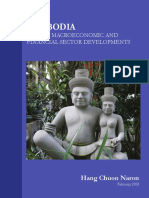 Cambodia Recent Macroeconomic and Financial Sector Developments 2008