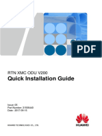 Quick Installation Guide: RTN XMC Odu V200