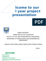 Welcome To Our Final Year Project Presentation