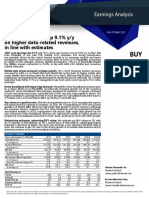 1Q21 Core Income Up 9.1% Y/y On Higher Data-Related Revenues, in Line With Estimates