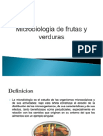 Microbiologia de Frutas y Verduras.