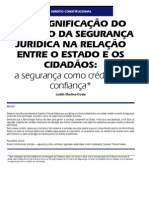 A Segurança Jurídica - Revista CJF