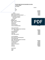 Book1 COST SHEET