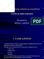 Types & Procedures: Internal Tank Linings & Coatings