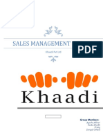 Khaadi Sales Management Report