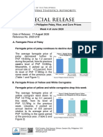 Updates On Palay, Rice and Corn Prices, Week 4 of June 2020 - 0