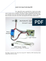 Automatic Gate Lamp Circuit Using LDR