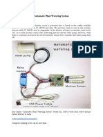 Automatic Plant Watering System