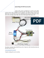 Automatic Pump ON - OFF Based On Fire