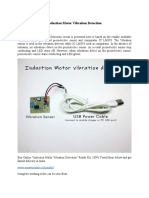 Induction Motor Vibration Detection