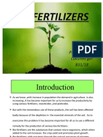 Bio-Fertilizers: Presented by - Lakshmi Giri 831/18