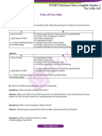 NCERT Solutions Class 9 English Chapter 3 The Little Girl