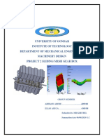 Elias and Abawu Sliding Mesh Gear Box Design Final