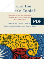 Bendix (Editor), Müller (Editor), Ziai (Editor) - Beyond The Master's Tools - Decolonizing Knowledge Orders, Research Methods and Teaching (2020)