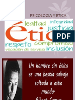 Psicologia y Etica, Semana de La Salud Mental 2016 8earh)