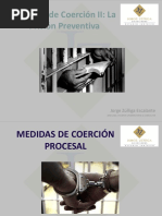 Medidas de Coerción II La Prisión Preventiva 