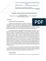 Zunzunegui F. Concepto y Sistema Del Derecho Del Mercado Financiero