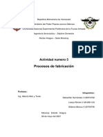 Act 5 Grupo 3. Procesos de Fabricacion