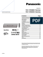 Panasonic NV HS830 880B