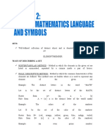 Activity 3 - Mathematics Language and Symbols