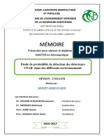 Mémoire: Présentée Pour Obtenir Le Diplôme de MASTER en Aéronautique