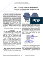 A Multiple Beam LTE Base Station Antenna With Simultaneous Vertical and Horizontal Sectorization