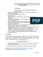 GFPI-F-019 - Formato - Guia - de - Aprendizaje PRÁCTICA LIMPIEZA Y DESINFECCIÓN FRUHOR