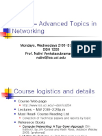 CS234 - Advanced Topics in Networking