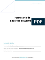 Formulario Inscripción UNIR