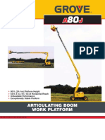 Articulating Boom Work Platform