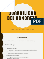 Durabilidad Del Concreto