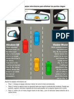 Aprende A Ajustar Los Espejos Retrovisores para Eliminar Los Puntos Ciegos