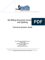 SDBilling Document Consolidation and Split