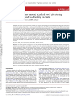 Effective Stress Regime Around A Jacked Steel Pile During