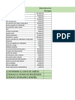 Ejercicio Manufactura