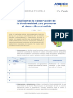 Act 08 - Explicamos y Valoramos La Conservación de La Biodiversidad