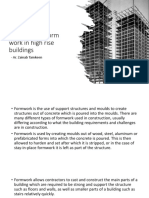 Architectural Formwork in High Rise Construction