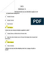 1.which of The Following Format You Can Decide To Apply or Not in Autoformat Dialog Box?