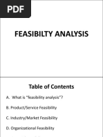 Feasibilty Analysis