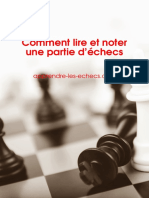 Apprendre Les Echecs Notation