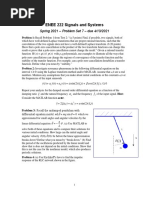 ENEE 222 Signals and Systems: Spring 2021 - Problem Set 7 - Due 4/13/2021